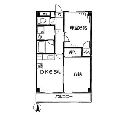東京都足立区東和１丁目 賃貸マンション 2DK