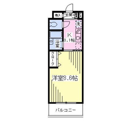 東京都足立区綾瀬６丁目 賃貸マンション 1K