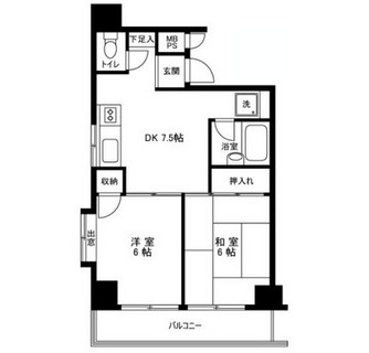 東京都足立区綾瀬３丁目 賃貸マンション 2DK